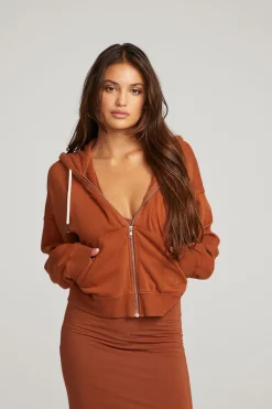 Fashion Chaser Brand Abilene Whiskey Zip Up Hoodie