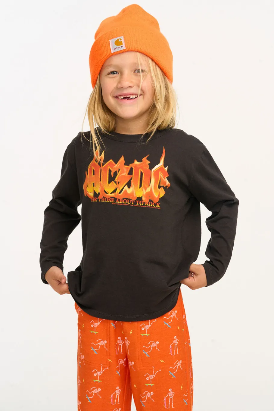 Discount Chaser Brand AC/DC For Those About To Rock Boys Long Sleeve
