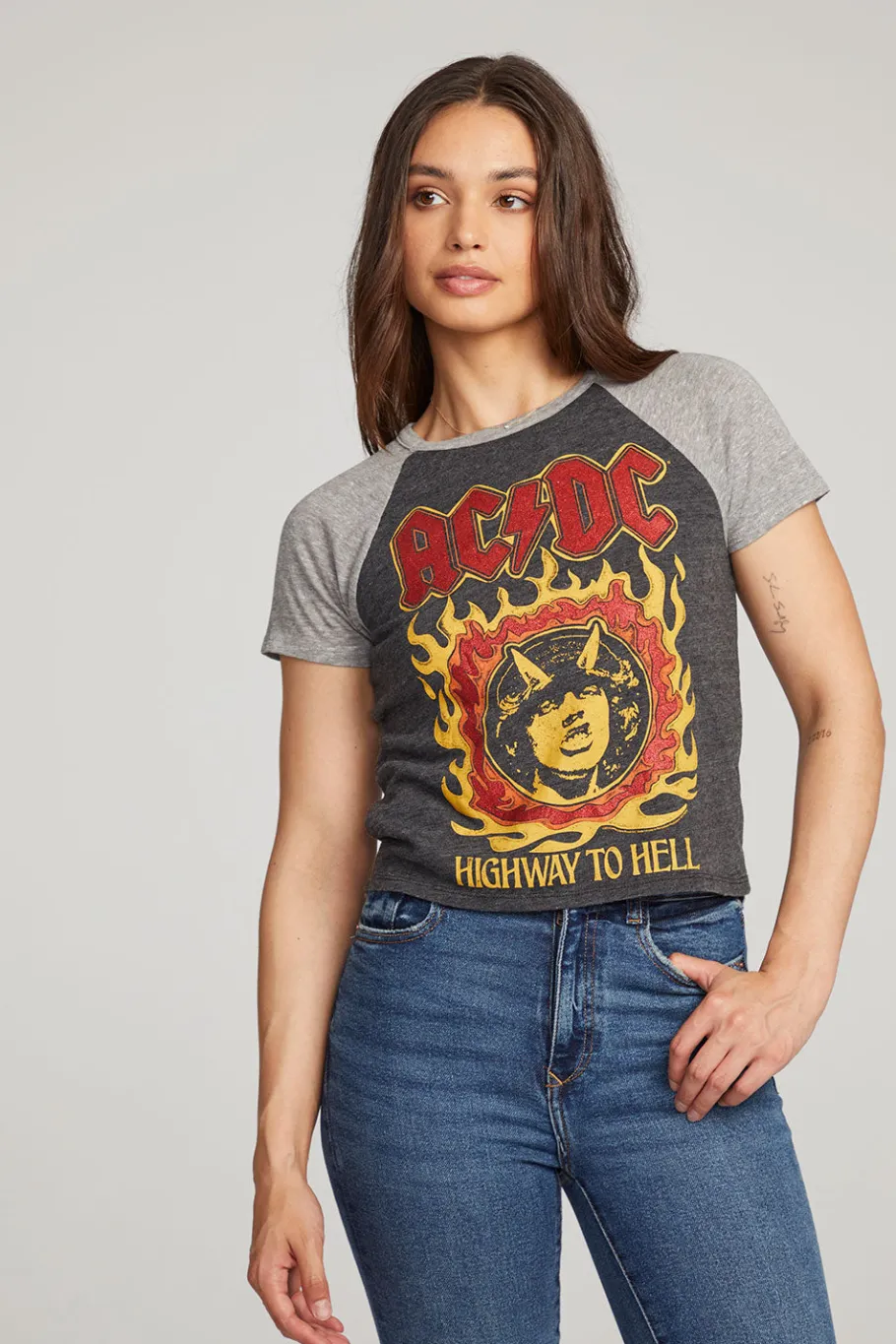 Cheap Chaser Brand AC/DC Highway To Hell Tee