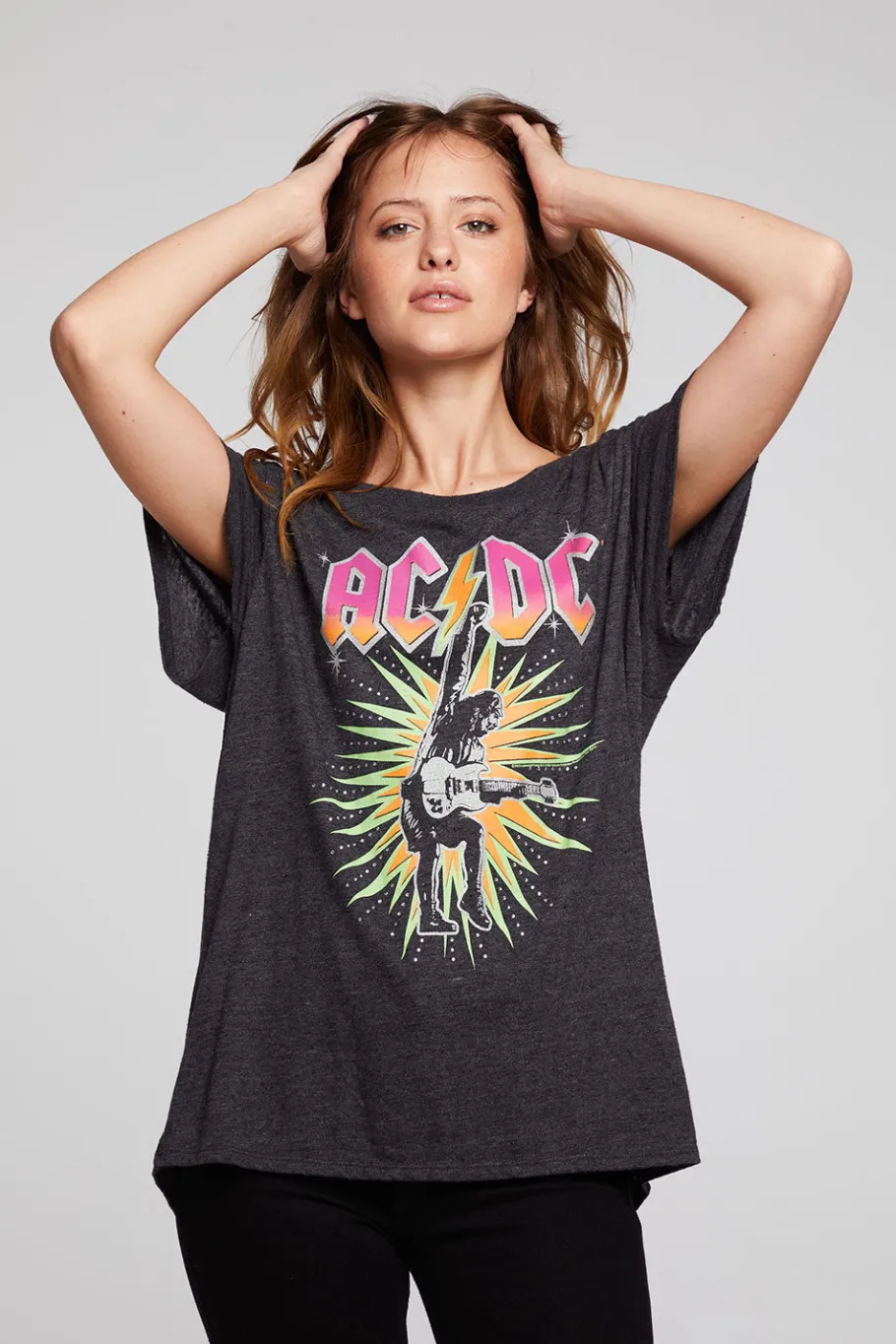 Clearance Chaser Brand AC/DC Let There Be Rock Tee