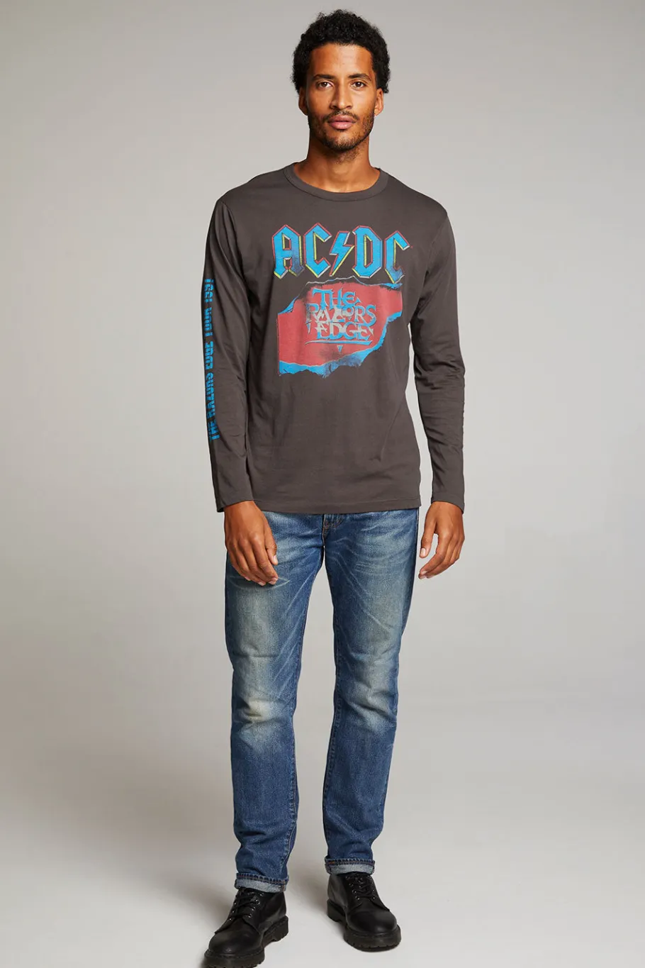 New Chaser Brand AC/DC The Razors Edge Mens Tee