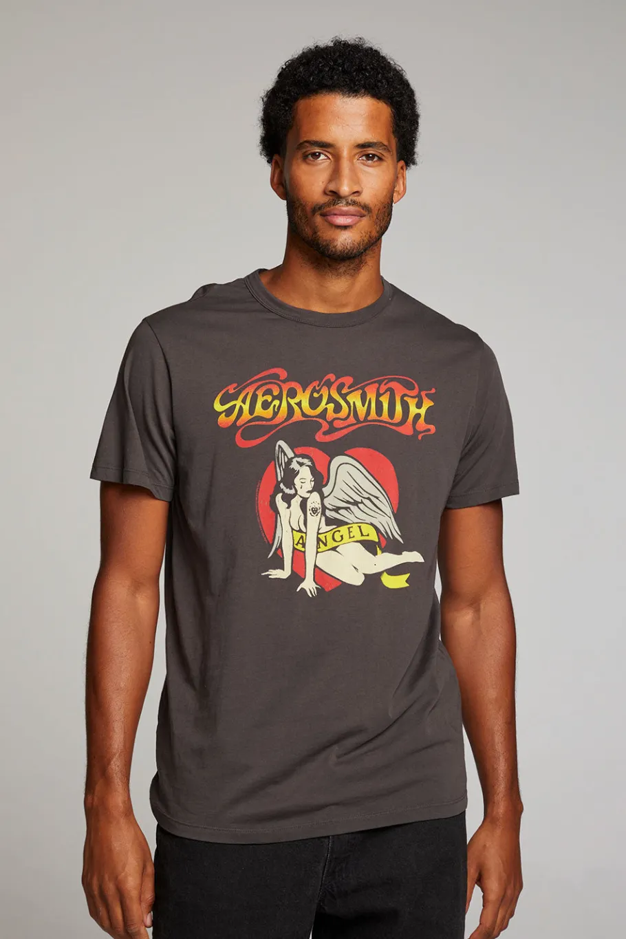 Best Sale Chaser Brand Aerosmith Angel Mens Tee