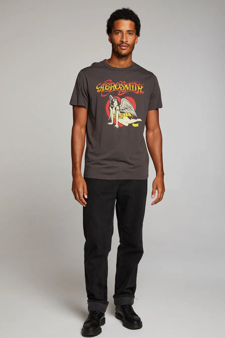 Best Sale Chaser Brand Aerosmith Angel Mens Tee