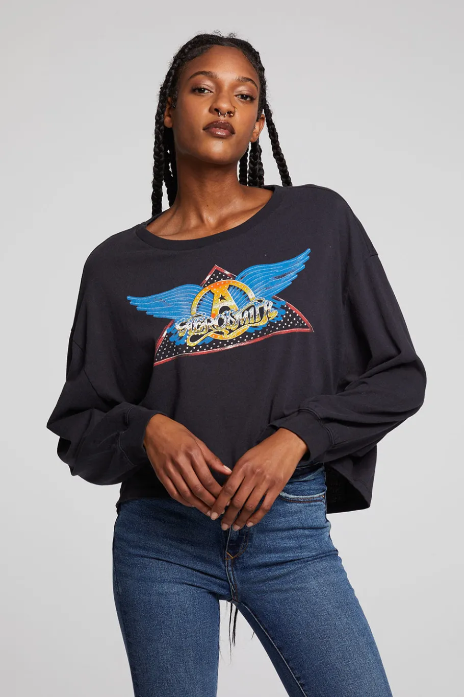 New Chaser Brand Aerosmith Rock In A Hard Place Long Sleeve