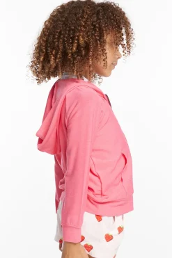 Store Chaser Brand Alana Orchid Girls Zip Up Hoodie