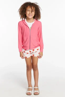 Store Chaser Brand Alana Orchid Girls Zip Up Hoodie