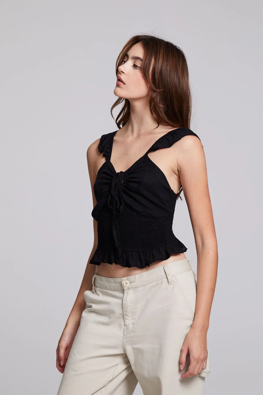 Cheap Chaser Brand Alessia Black Blouse