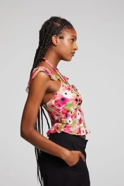 Cheap Chaser Brand Alessia Poppy Floral Blouse