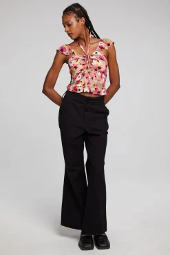 Cheap Chaser Brand Alessia Poppy Floral Blouse