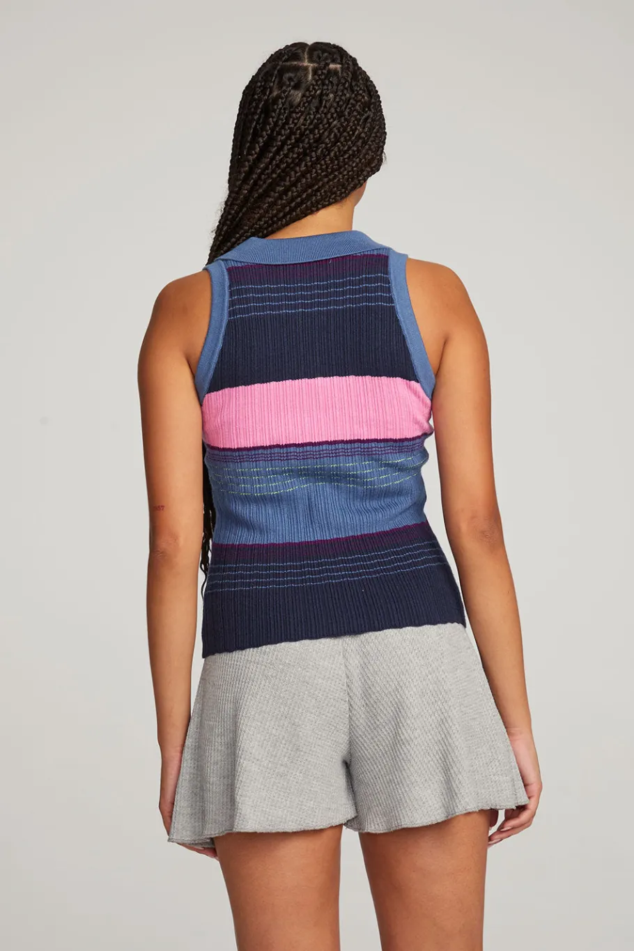 New Chaser Brand Alice Venice Stripe Tank
