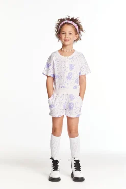 Online Chaser Brand All Over Smiles Girls Romper