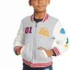 Discount Chaser Brand All Star Varsity Patches Boys Jacket