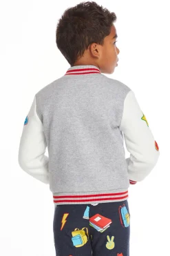 Discount Chaser Brand All Star Varsity Patches Boys Jacket