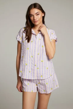 New Chaser Brand Allover Lemons Shirt