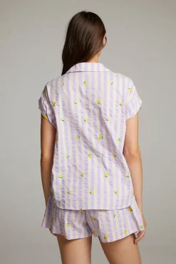 New Chaser Brand Allover Lemons Shirt