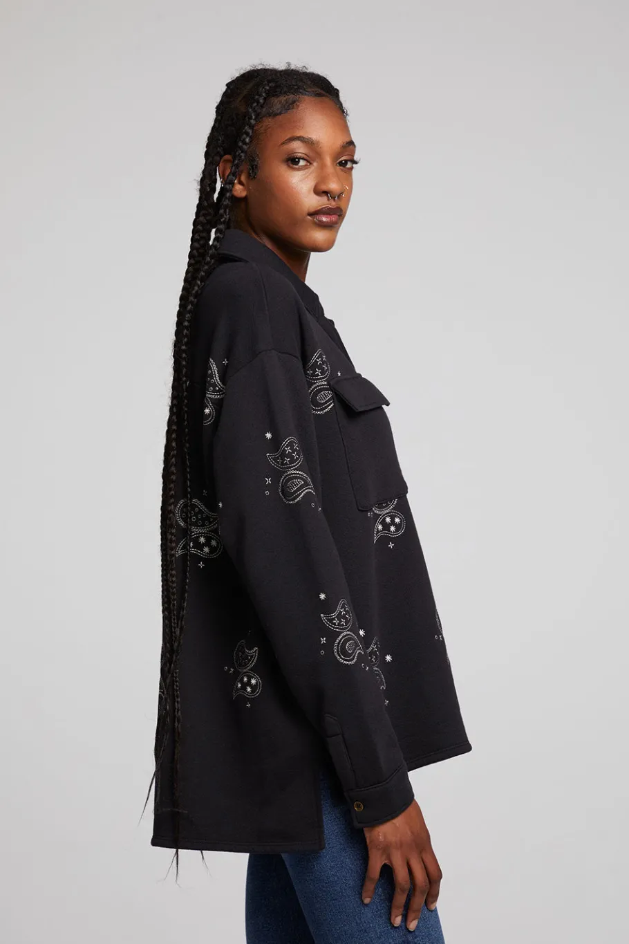 Store Chaser Brand Allover Paisley Button Down