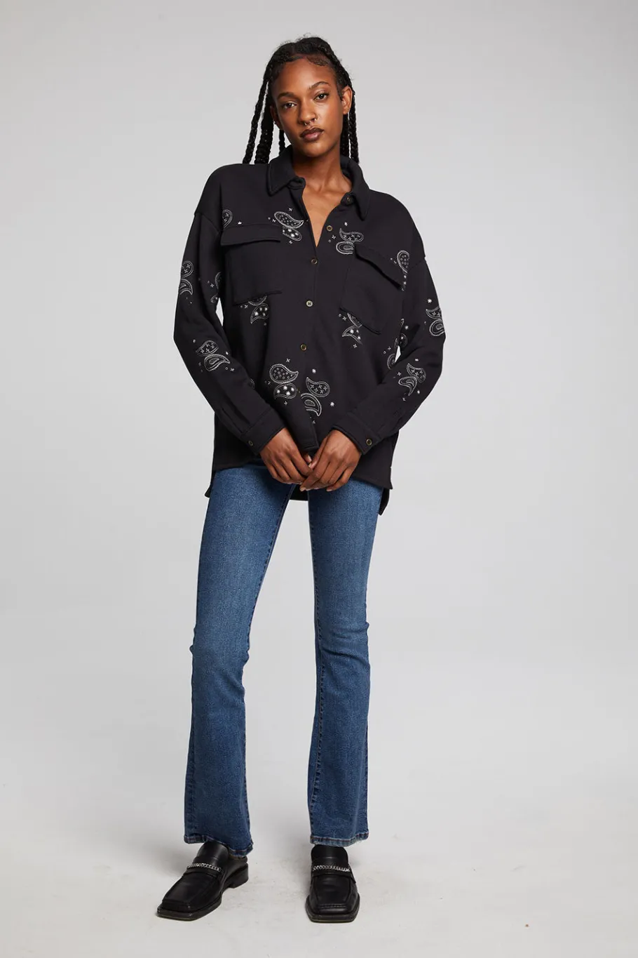 Store Chaser Brand Allover Paisley Button Down
