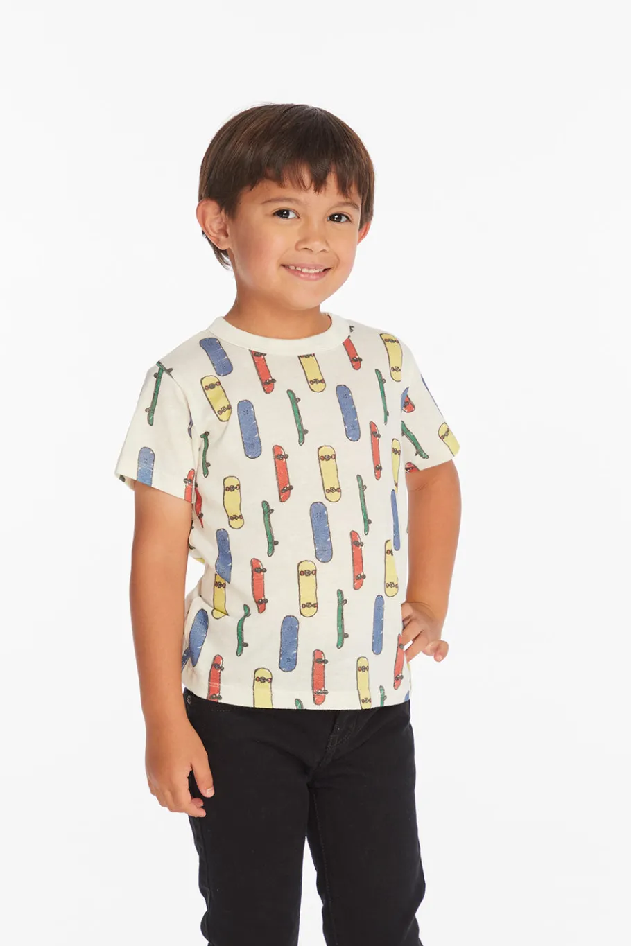 Online Chaser Brand Allover Skateboard Boys Tee