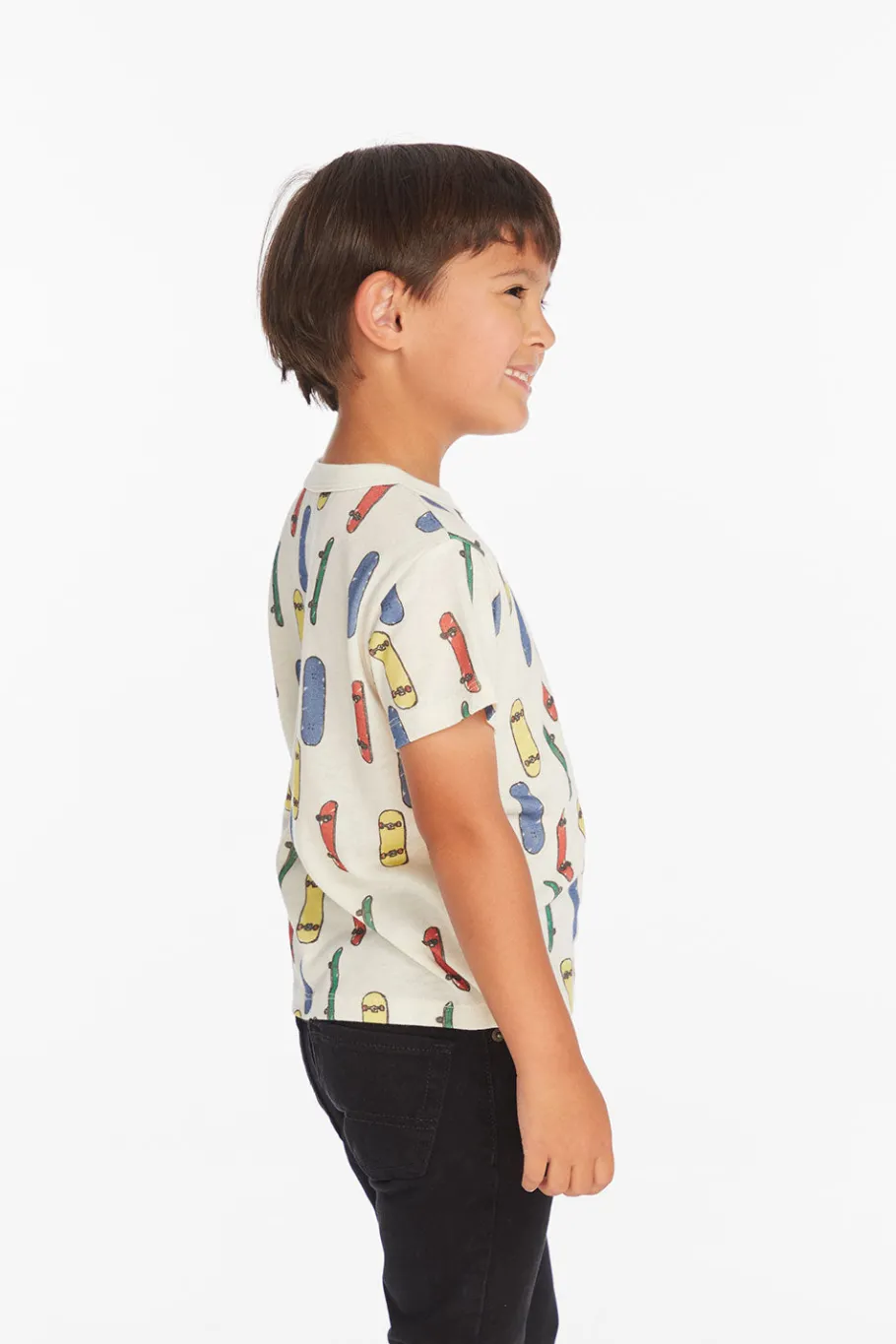Online Chaser Brand Allover Skateboard Boys Tee