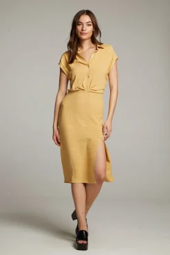 Shop Chaser Brand Atlantic Parchment Midi Dress