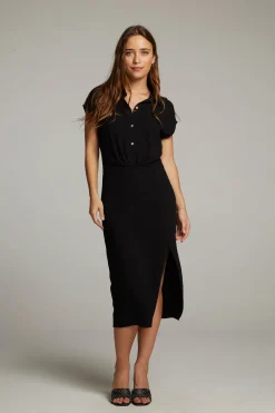 Cheap Chaser Brand Atlantic True Black Midi Dress