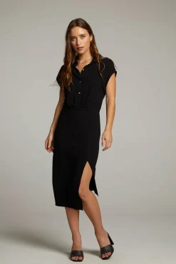 Cheap Chaser Brand Atlantic True Black Midi Dress
