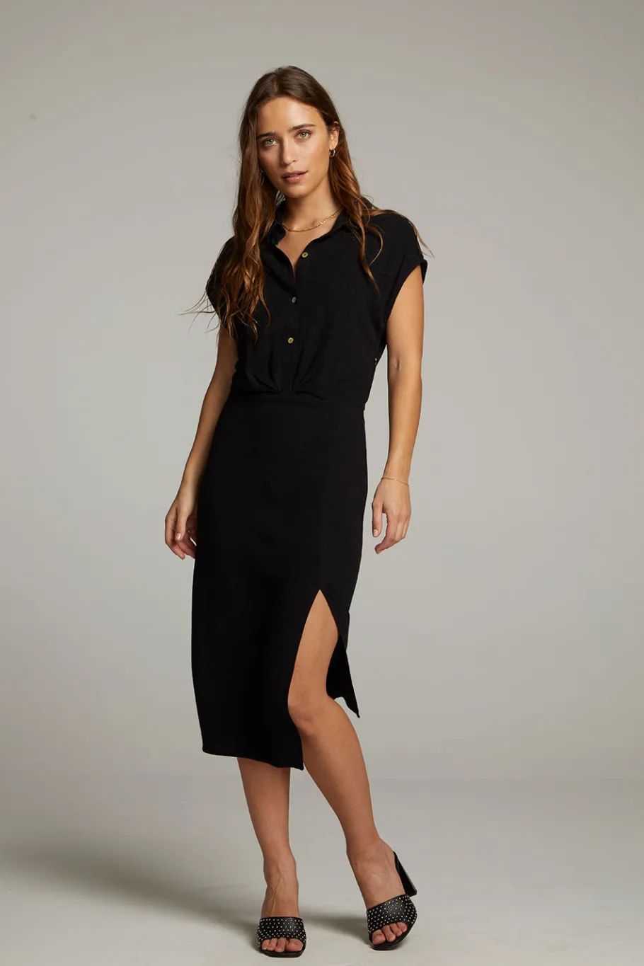 Cheap Chaser Brand Atlantic True Black Midi Dress
