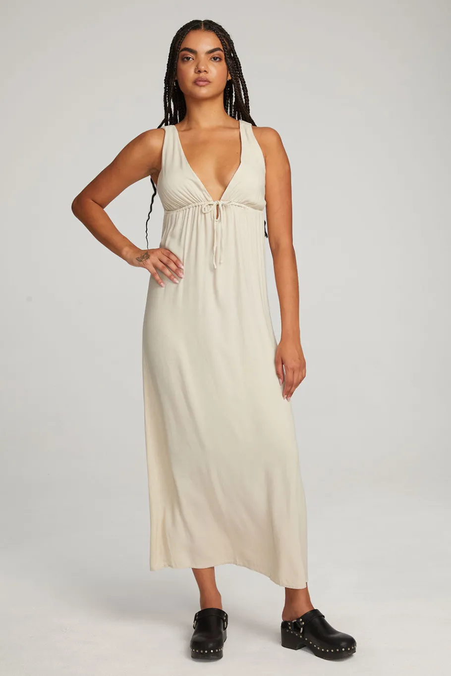 Outlet Chaser Brand Aubrey White Bark Dress
