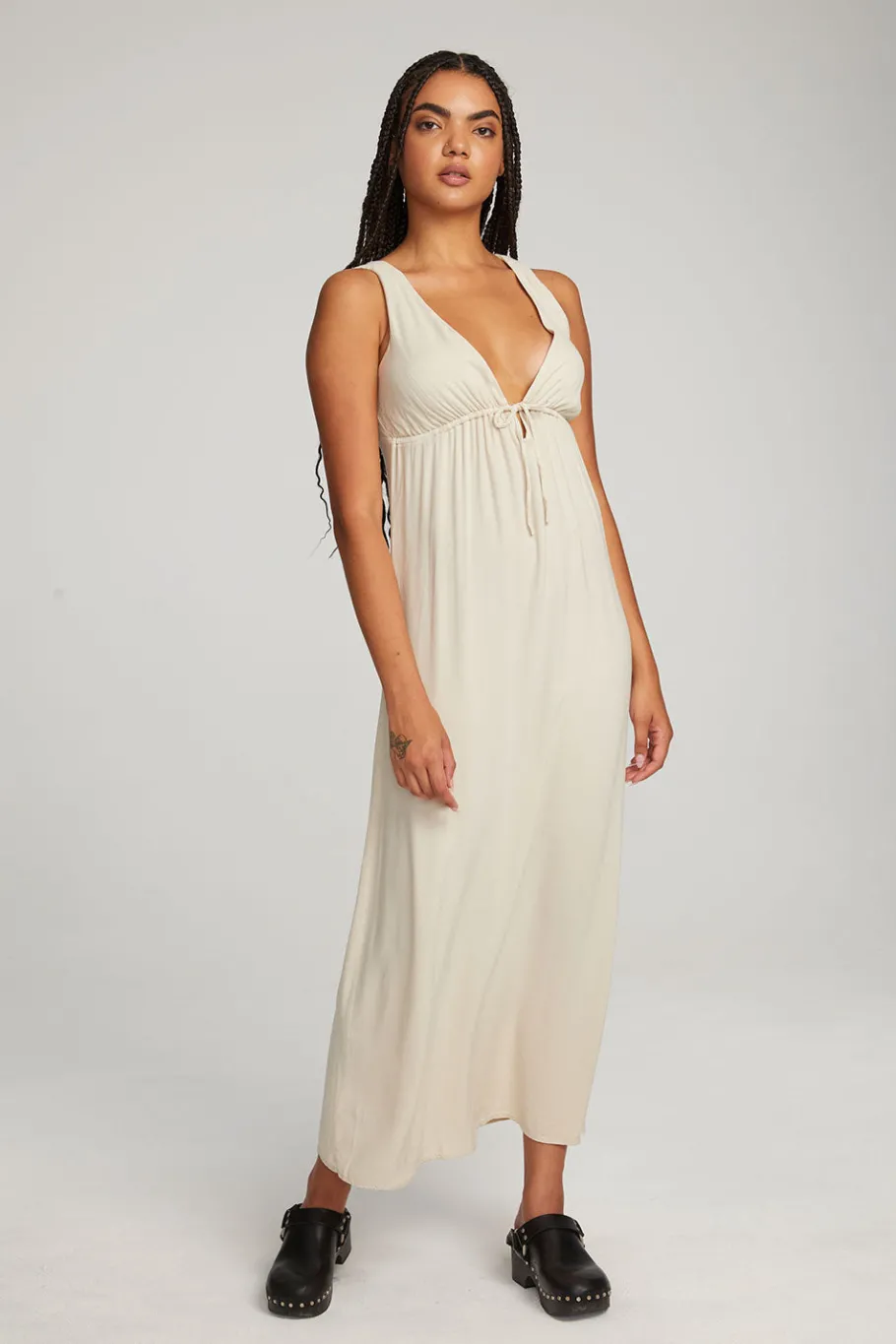 Outlet Chaser Brand Aubrey White Bark Dress