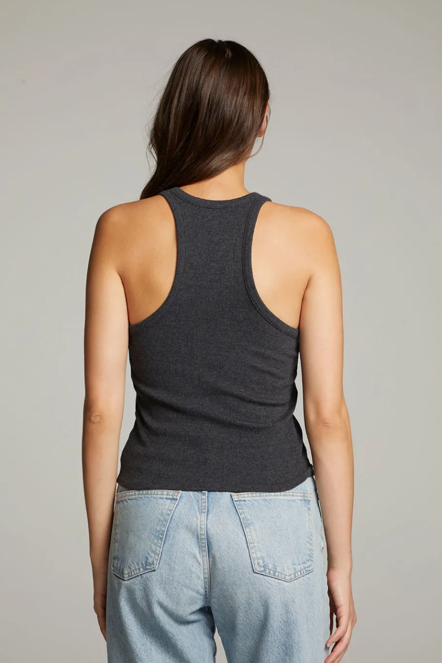 Online Chaser Brand August Black Tank Top