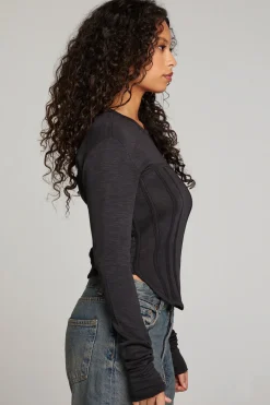 Sale Chaser Brand Baysidee Licorice Long Sleeve