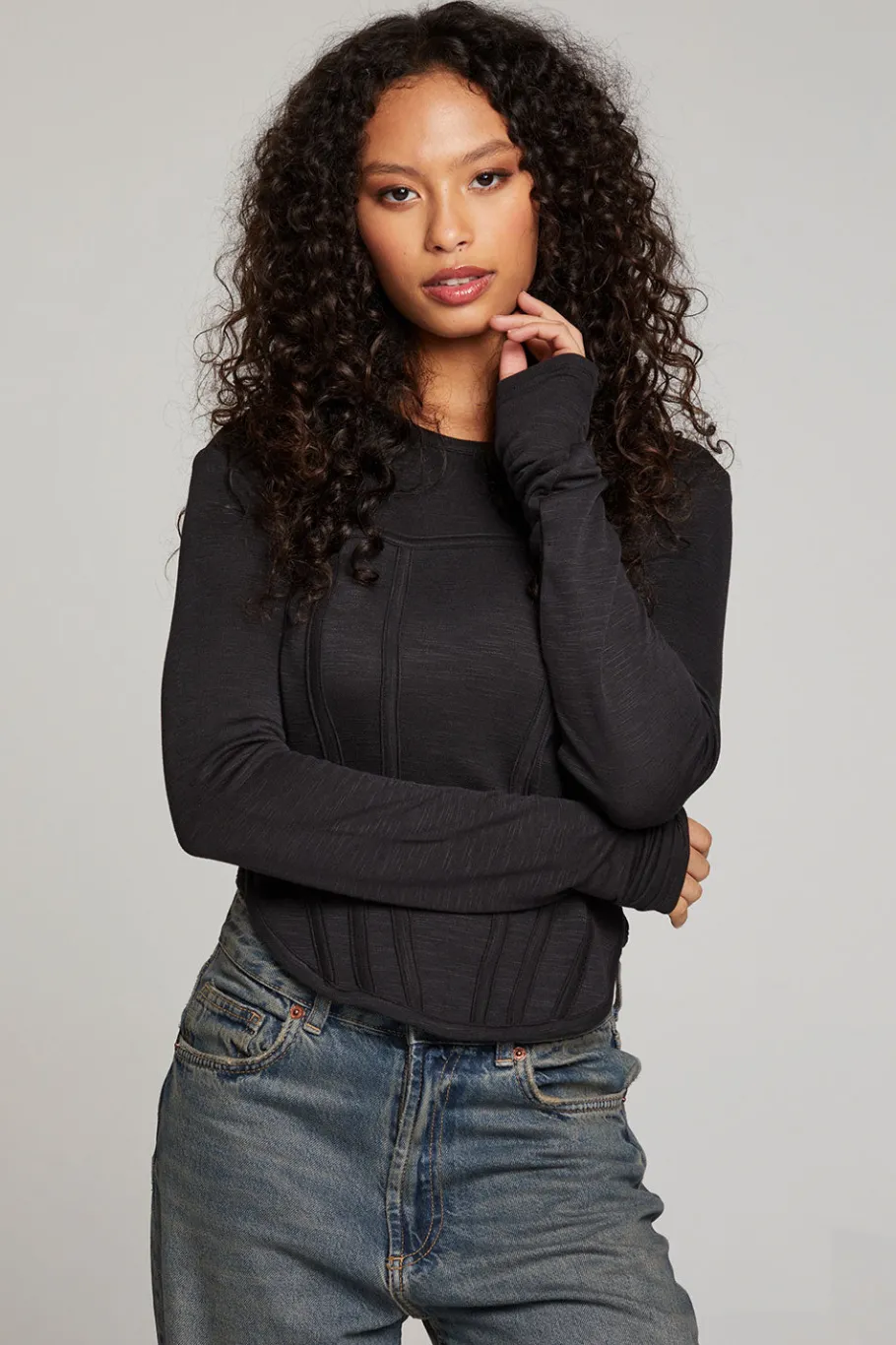 Sale Chaser Brand Baysidee Licorice Long Sleeve