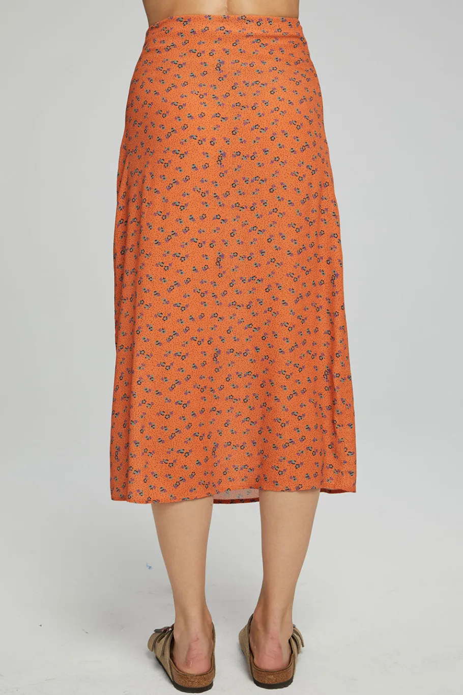 Cheap Chaser Brand Belle Midi Skirt - Tigerlily