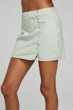 Cheap Chaser Brand Belle Mini Skirt - Sage