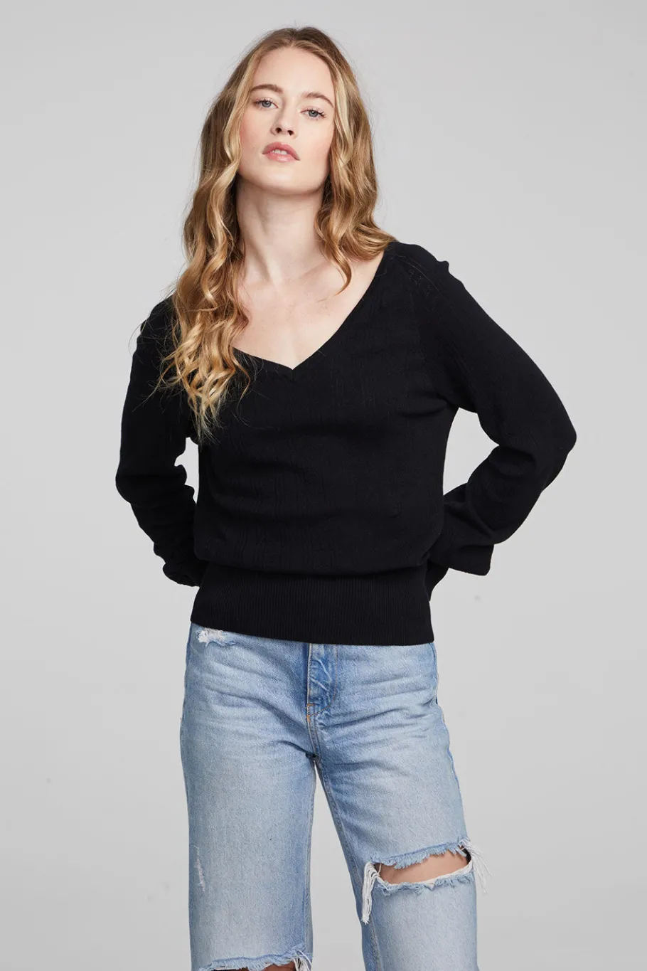 Outlet Chaser Brand Blackheart Shadow Star Long Sleeve