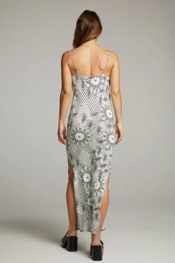 Online Chaser Brand Bleeker Paisley Bandana Slip Dress