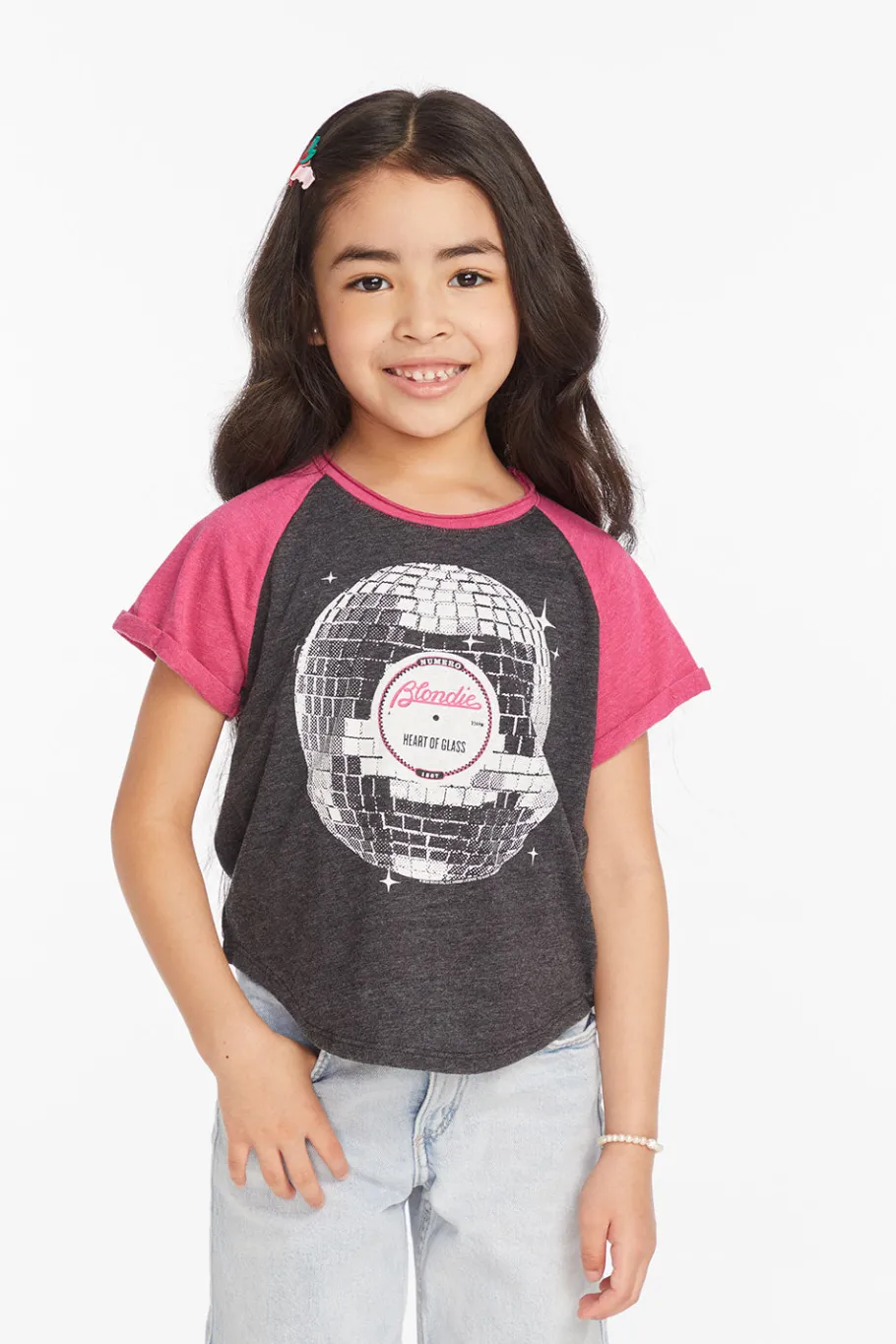 Hot Chaser Brand Blondie Heart Of Glass Girls Tee