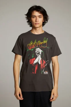 Best Chaser Brand Bob Marley Live On Stage Crew Neck Tee