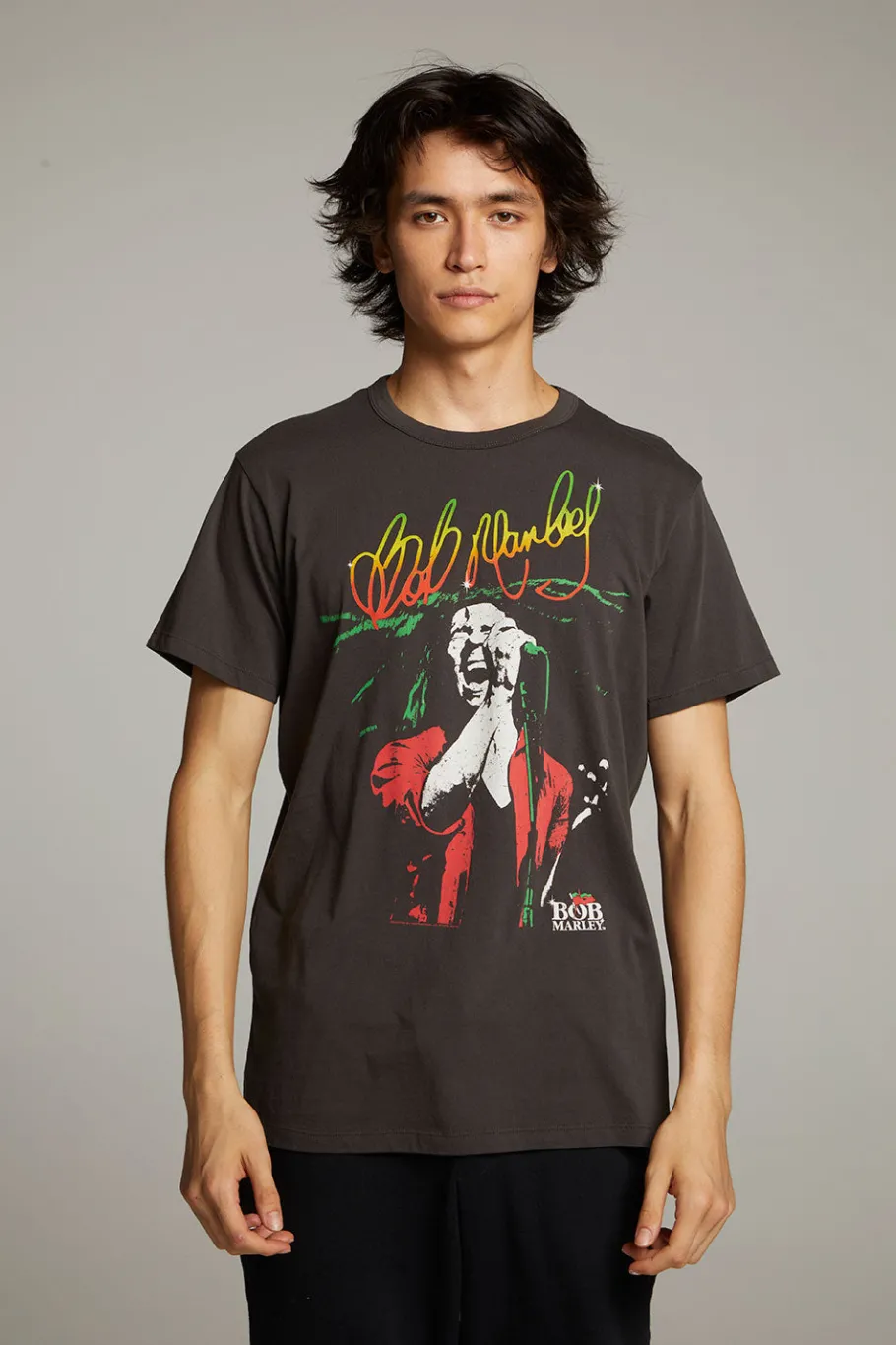 Best Chaser Brand Bob Marley Live On Stage Crew Neck Tee