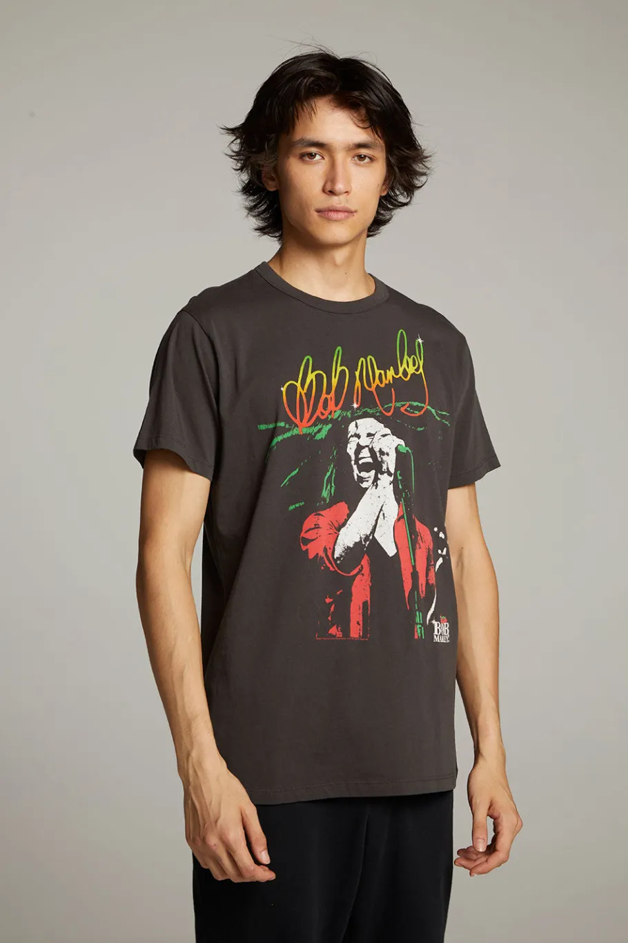 Best Chaser Brand Bob Marley Live On Stage Crew Neck Tee