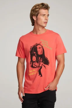 Outlet Chaser Brand Bob Marley Roots Rock Reggae Mens Tee