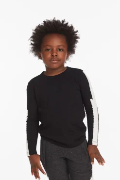 Shop Chaser Brand Bolt Crew Neck Licorice Long Sleeve Tee