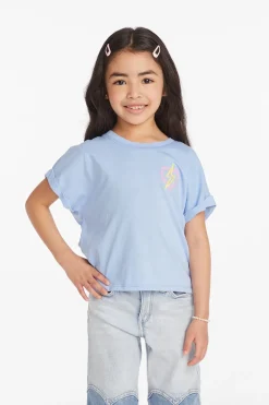 Online Chaser Brand Bolt Heart Girls Tee