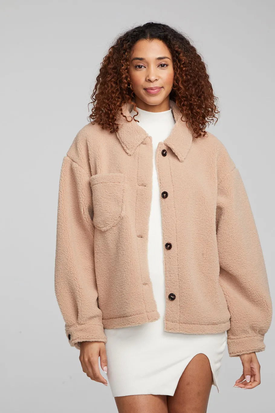Cheap Chaser Brand Bolt Oatmeal Jacket