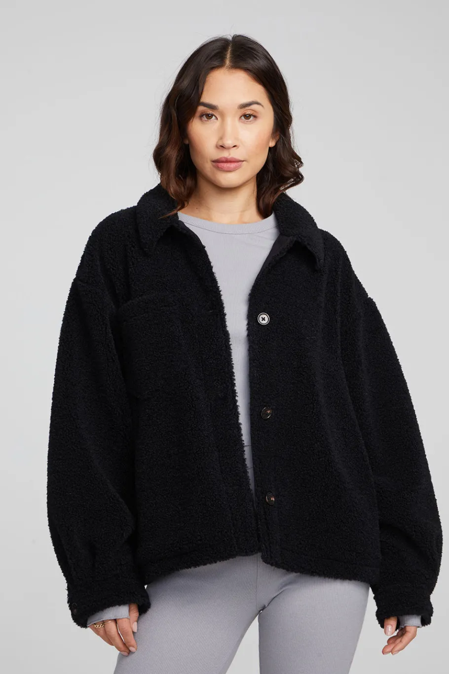 Discount Chaser Brand Bolt Shadow Black Jacket