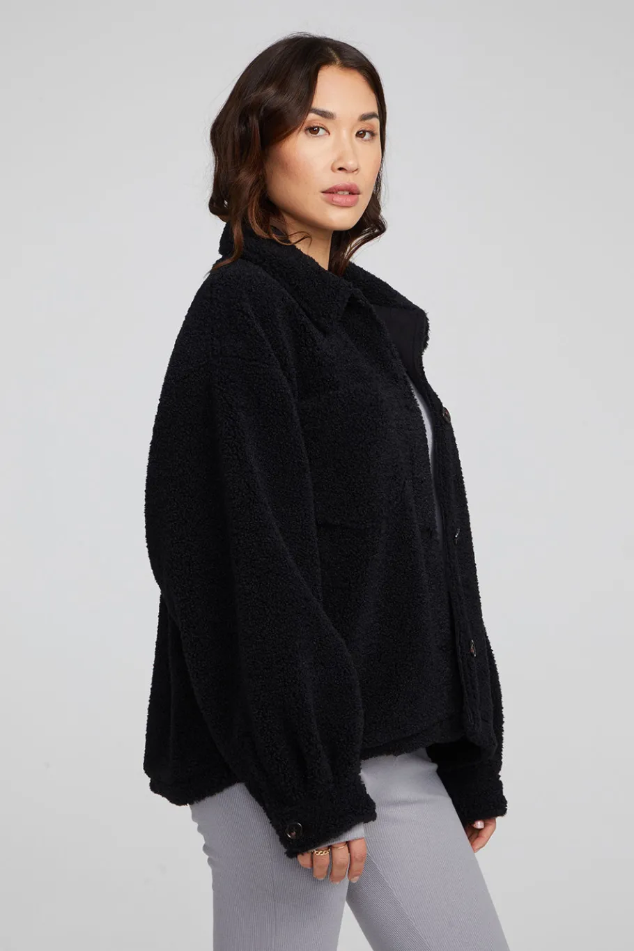 Discount Chaser Brand Bolt Shadow Black Jacket