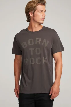 Best Chaser Brand Born To Rock Mens Tee