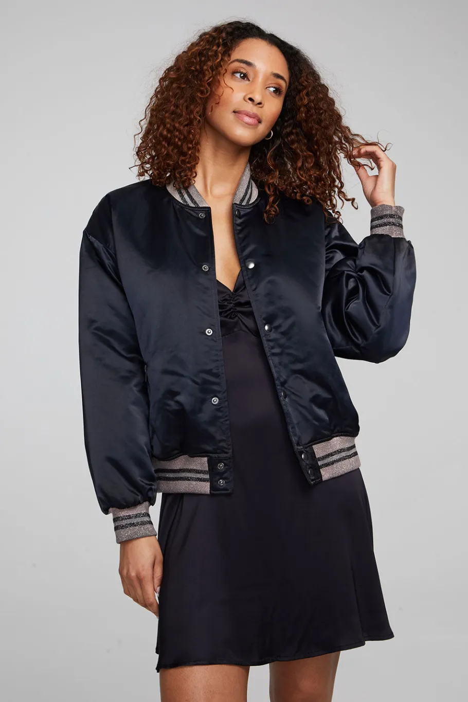 Cheap Chaser Brand Boulevard Shadow Black Bomber