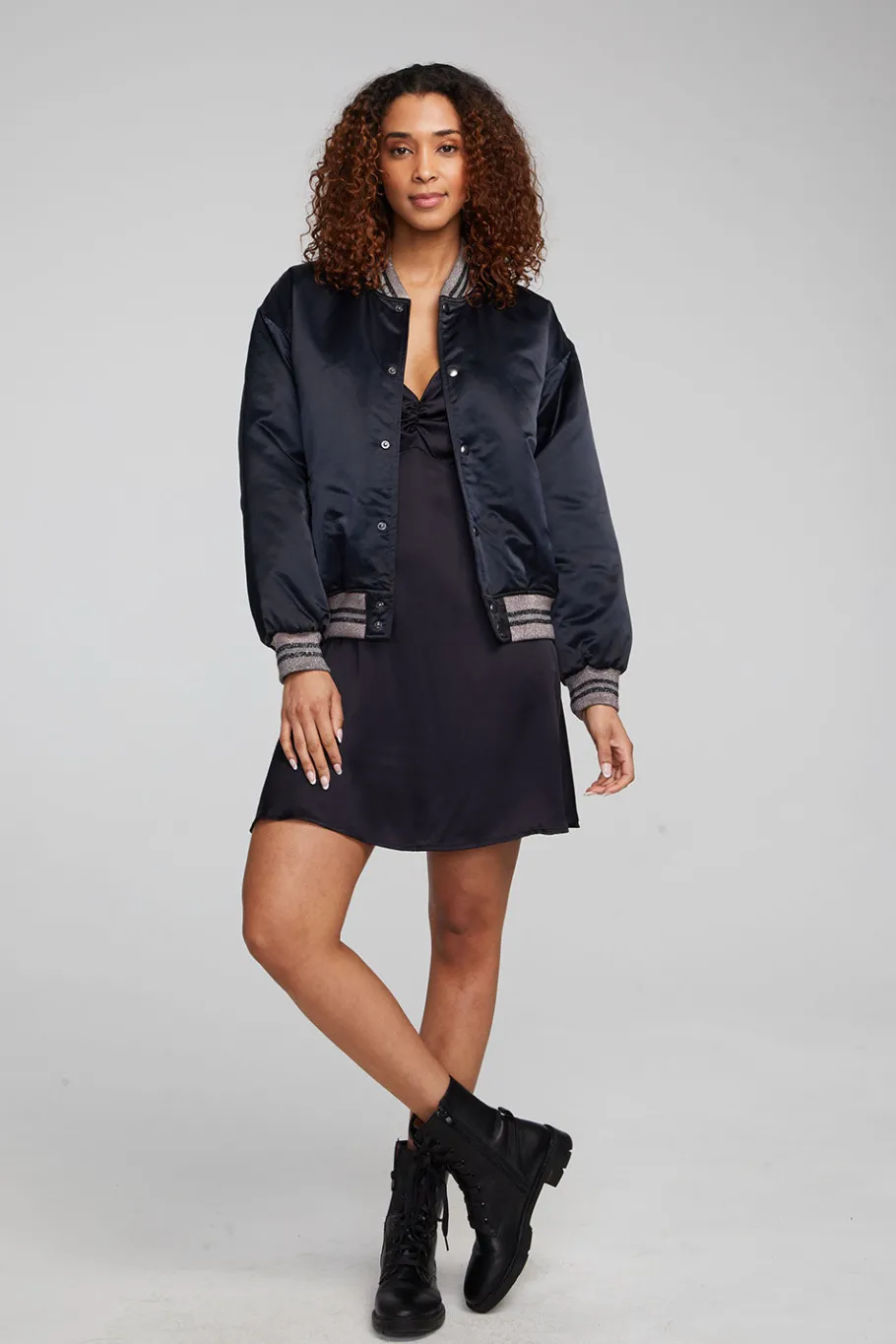 Cheap Chaser Brand Boulevard Shadow Black Bomber