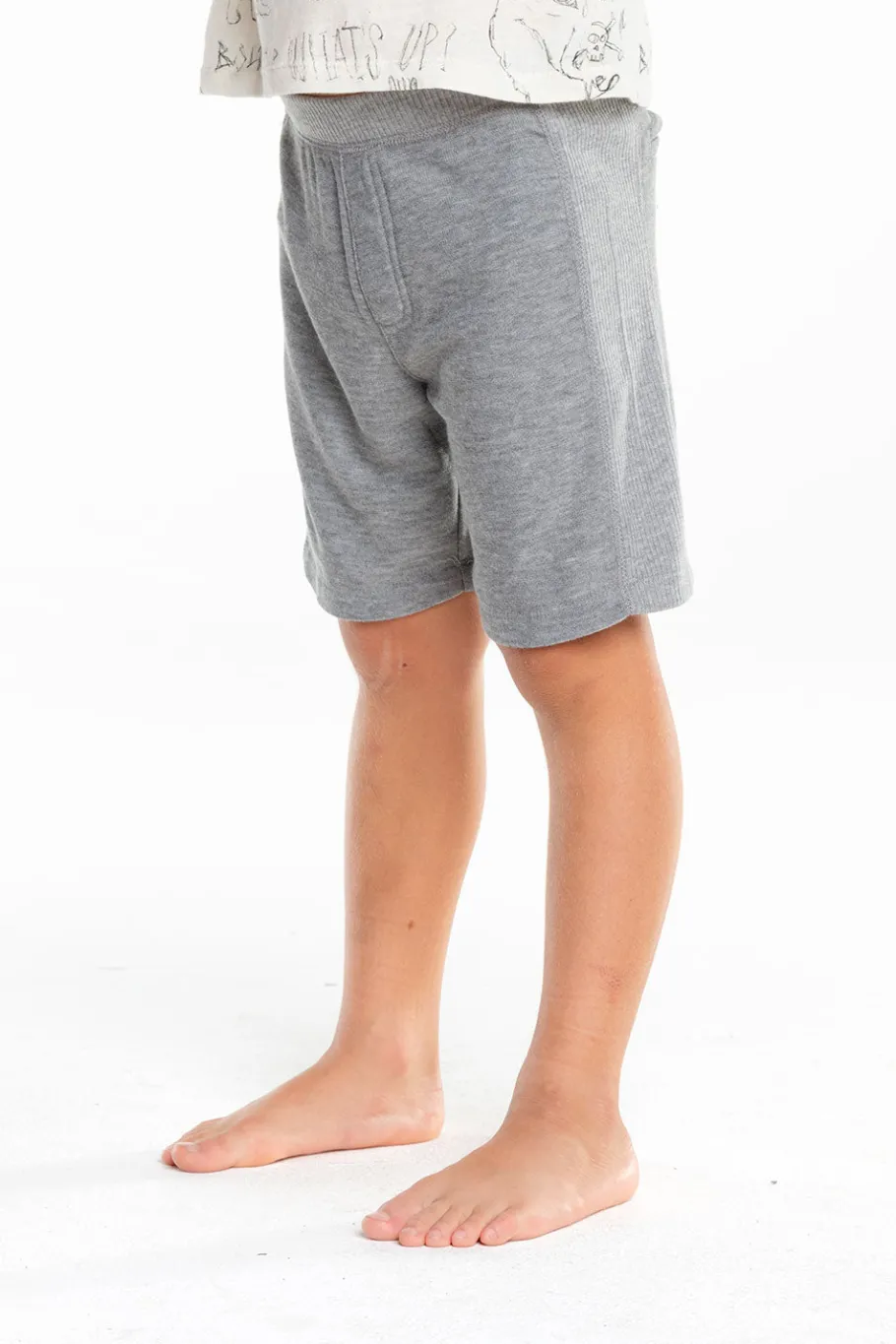 Cheap Chaser Brand Boys Cozy Knit Rib Panel Shorts